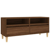 vidaXL Szafka pod TV, brązowy dąb, 100x34,5x44,5 cm