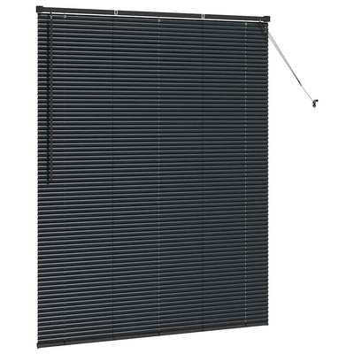 Żaluzje weneckie Czarny 175 x 145 cm Aluminium