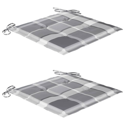 vidaXL Składane krzesła ogrodowe z poduszkami, 2 szt., drewno akacjowe