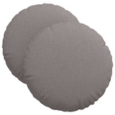Poduszki na siedziska 2 pcs Ciemnoszary ?40 x 13 cm tkanina