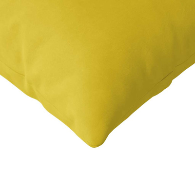 Poduszki na sofę 2 pcs Żółty 145 x 40 cm Tkanina sztruksowa