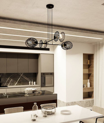 Lampa wisząca PLAYA 4 BLACK