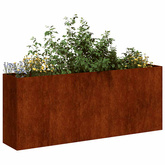 Doniczka Rusty 200x40x80 cm Stal nierdzewna