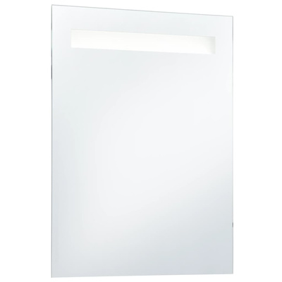 vidaXL Ścienne lustro łazienkowe z LED, 60 x 80 cm model standard