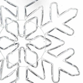 Śnieżynka na Boże Narodzenie Niebieski 55,5 x 55,5 x 0,75cm PVC