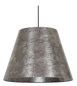 Lampa wisząca z abażurem Platino nowoczesna złota pojedyncza E27
