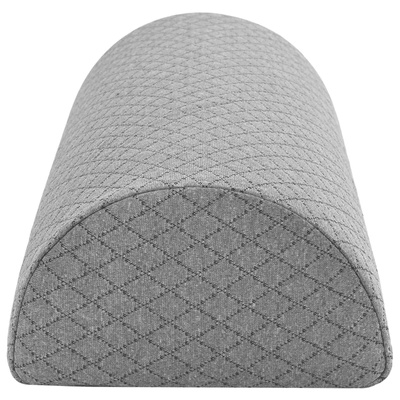 Poduszka na nogi Szary 52 x 20 x 11 cm Pianka z pamięcią