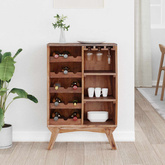 Stojak Brązowy 60 x 30 x 90 cm Lite Drewno Recyklingowe