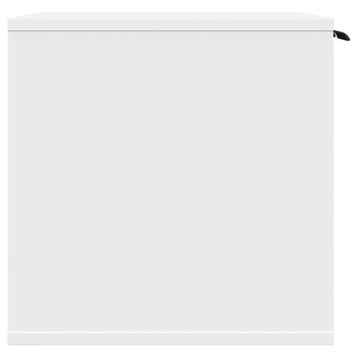 Szafka na kuwetę, biała, 80x50x45 cm, materiał drewnopochodny