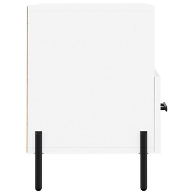 vidaXL Szafka pod TV, biała, 80x36x50 cm, materiał drewnopochodny