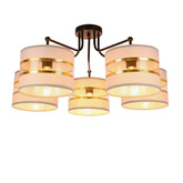 Lampa sufitowa biała/chrom 5xE27 Andy 35-00521