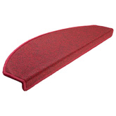 Maty na schody 10 szt. 65x24x4 cm Czerwone Półokrągłe Duże