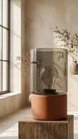 Lampka stołowa do nowoczesnego salonu, 1 x E27 K-6053 z serii DEX