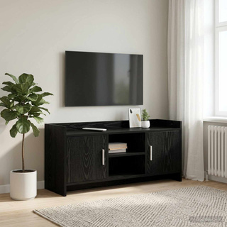 Szafka pod telewizor 102 x 33 x 47 cm Czarny dąb