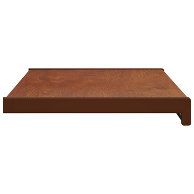 Parapet okienny Brązowe drewno 80 x 30 x 4,5 cm PVC