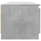 vidaXL Szafka pod TV z LED, szarość betonu, 140x40x35,5 cm