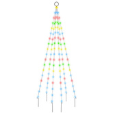 vidaXL Choinka do montażu na maszcie, 108 kolorowych diod LED, 180 cm