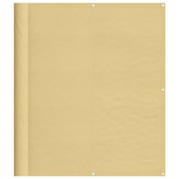 Parawan balkonowy, piaskowy, 120x600 cm, 100% poliester Oxford