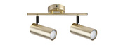 Lampa mosiądz ścienna/sufitowa listwa 2xGU10 Colly 92-01719