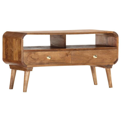 vidaXL Szafka pod TV, 90 x 35 x 47 cm, lite drewno mango