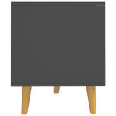 vidaXL Szafka pod TV, szara, 90x40x48,5 cm, materiał drewnopochodny