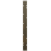 Nogi do stołu jadalnego w kształcie litery V 2 szt. Naturalna stal 100x(72-73,3) cm Stal