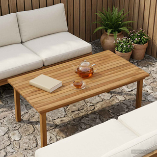 Blat stołu 100 x 50 x 3,5 cm Prostokątny Lite drewno teakowe