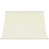 Markiza zwijana, kremowa, 250x150 cm, tkanina i stal