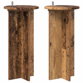 Stojak na rośliny 2 pcs Stare drewno 29,5 x 29,5 x 60 cm