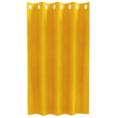 Zasłony zaciemniające 2 pcs Musztardowy Żółty 140 x 140 cm