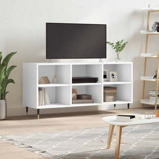 vidaXL Szafka pod TV, biała, 103,5x30x50 cm, materiał drewnopochodny