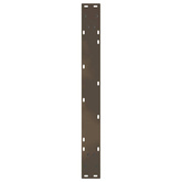 Nogi do stołu jadalnego w kształcie litery V 2 szt. Naturalna stal 90x(72-73,3) cm Stal