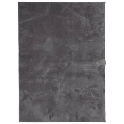 vidaXL Dywan HUARTE z krótkim włosiem, antracytowy, 160x230 cm