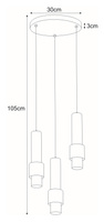 Lampa wisząca K-4546 z serii ROTO KAJA
