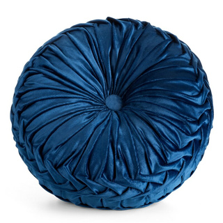 Poduszka Velvet granatowa