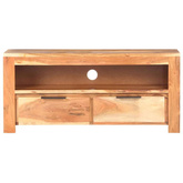 vidaXL Szafka pod TV, 90x30x40 cm, lite drewno akacjowe