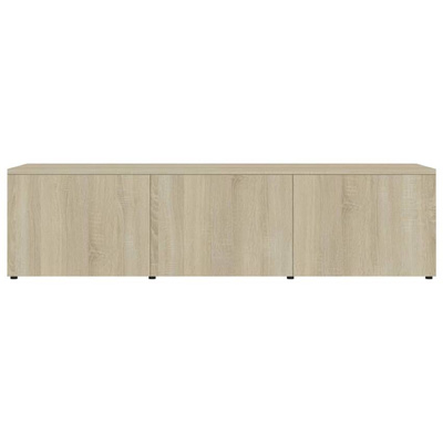 vidaXL Szafka pod TV, dąb sonoma 120x34x30 cm, materiał drewnopochodny