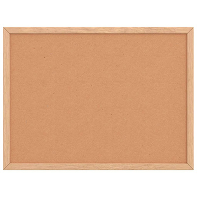 Tablica korkowa z ramą z litego drewna sosnowego 40x30 cm