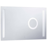 vidaXL Lustro łazienkowe z LED i czujnikiem dotykowym, 100x60 cm