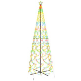vidaXL Choinka stożkowa, 1400 kolorowych diod LED, 160x500 cm