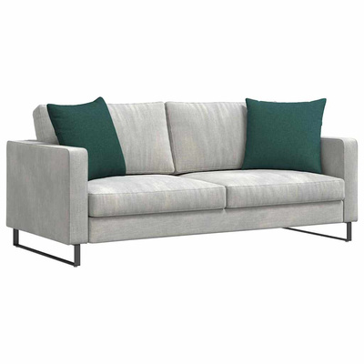 Poduszki na sofę 2 pcs Ciemna zieleń 50 x 50 cm tkanina