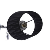 Kinkiet czarny 1xE14 Sorento Candellux 21-38036