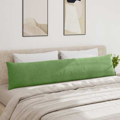 Poduszki na sofę 2 pcs jasnozielony 200 x 40 cm