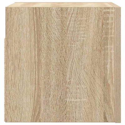 Wisząca szafka telewizyjna, dąb sonoma, 30,5x30x30 cm