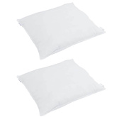 Poduszka z poduszką 2 pcs Biały 80 x 80 cm Pióra