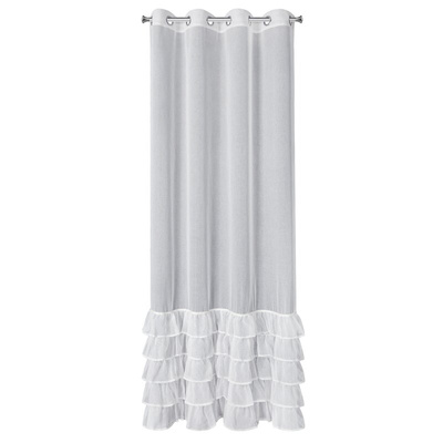 Firana Carli biała 140x250