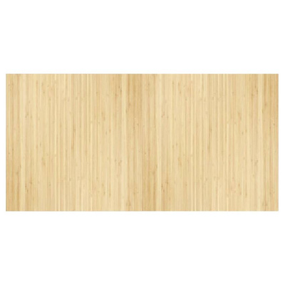 Dywan prostokątny, jasny naturalny, 100x200 cm, bambusowy vidaXL