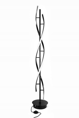 Lampa stojąca trend czarna 70W + pilot dl-f10