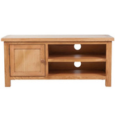 vidaXL Szafka pod TV, 103 x 36 x 46 cm, lite drewno dębowe