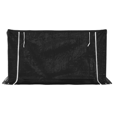 Stojak na drewno opałowe z drutem stalowym, 200,5x100,5x110,5cm